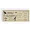 Vintage Ticket Halloween Party Invitation