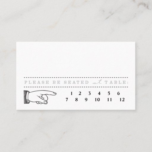 Customizable Vintage Ticket - Punch Out Escort Card Business Card Templates