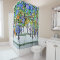 Vintage Tiffany Stained Glass Wisteria Floral Art