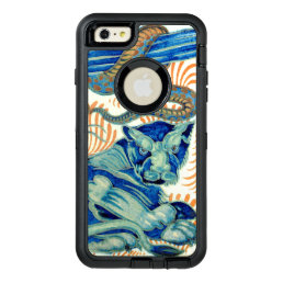 Vintage Tiger And Snake Design OtterBox Defender iPhone Case