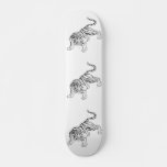 Vintage Tiger Asian Culture Skateboard at Zazzle