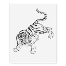 Vintage Tiger Asian Culture