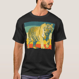 Vintage Tiger Design For Men Women Kids Siberian T T-Shirt