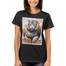 Vintage Tiger Fearless Design for Her