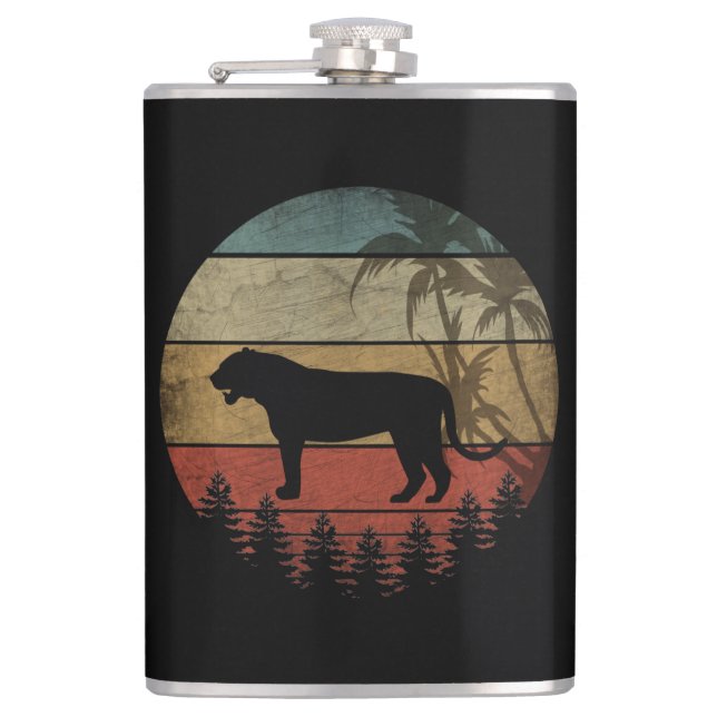 VINTAGE TIGER FLASK (Front)