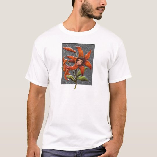 Vintage Tiger Lily Girl T-Shirt