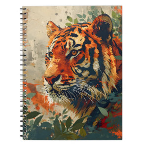 Vintage Tiger: Majestic Nostalgia Notebook