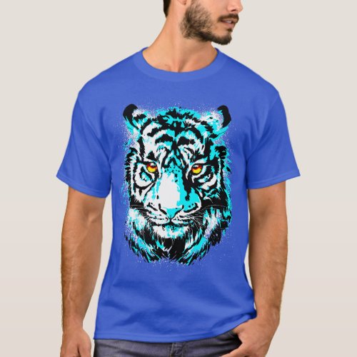 Vintage Tiger Retro Tiger Mint Tiger T_Shirt