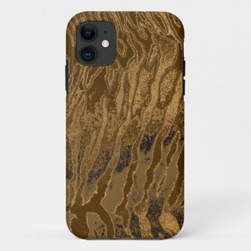 Vintage tiger skin iPhone 11 case
