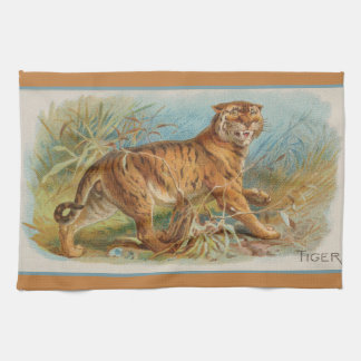 Vintage Tiger Tea Towel
