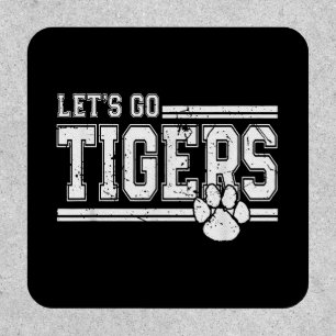Vintage Tigers School Sports Name Retro Patch
