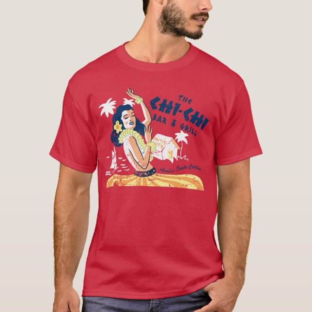 Vintage Tiki Bar The Chi Chi T-Shirt (Front)