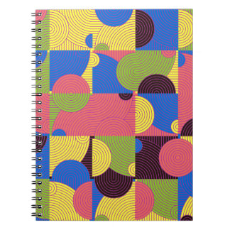 Vintage Tiles Retro 1960s Pattern Notebook