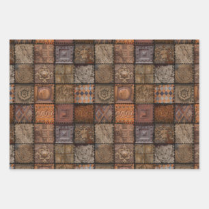 Vintage Tiles Wrapping Paper