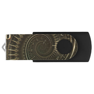 Vintage Time Machine Flash Drive