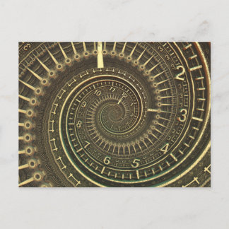 Vintage Time Machine Postcard