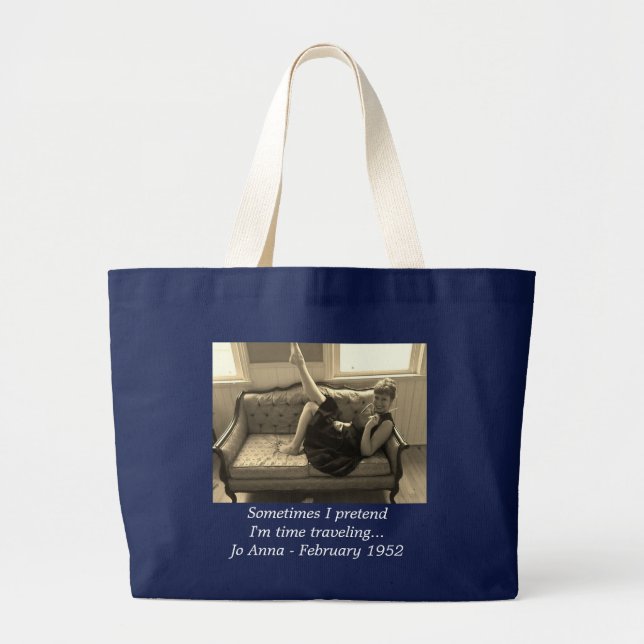 Vintage - Time Traveling Tote Bag (Front)
