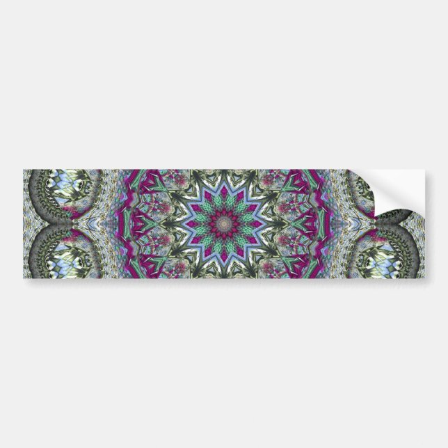 Vintage Tin - Paisley Print Bumper Sticker (Front)