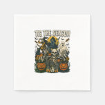 Vintage Tis Season Halloween Skeleton Retro Napkins