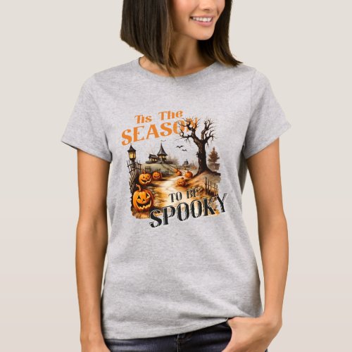 Vintage Tis The Season Halloween T_Shirt