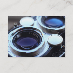 Vintage TLR Camera Business Card