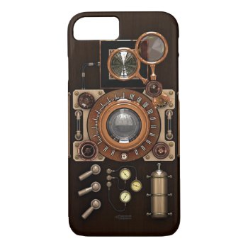 Vintage Tlr Camera Dark Edition Iphone 8/7 Case by poppycock_cheapskate at Zazzle