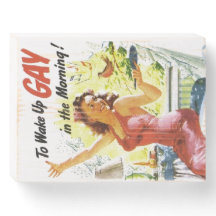 Vintage "To Wake Up Gay"
