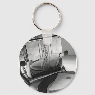 Vintage Toaster Kitchen Art Keychain