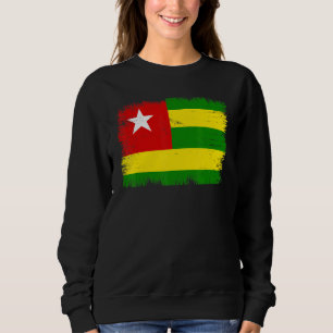 Vintage Togo Flag Togolese Independence Day Sweatshirt
