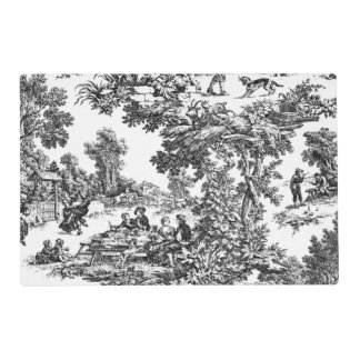 Vintage Toile Black&White Placemat