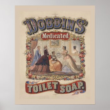 Vintage Toilet Soap Poster by Vintage_Obsession at Zazzle