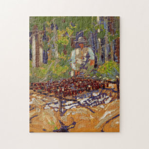 Vintage Tom Thomson Poacher Canadian Art Classic Jigsaw Puzzle