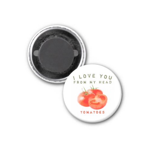 Vintage Tomato Quote Design _  Magnet