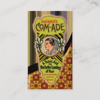 Vintage Tonic Poster Business Card by sagart1952 at Zazzle