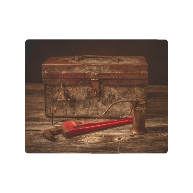 Vintage Tools Metalic Print (Front)