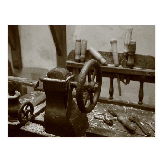 Vintage tools postcard