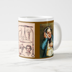 "Vintage Toothache Dentist" Giant Coffee Mug