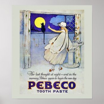 Vintage Toothpaste Poster by Vintage_Obsession at Zazzle
