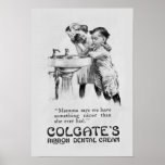 Vintage Toothpaste Poster at Zazzle