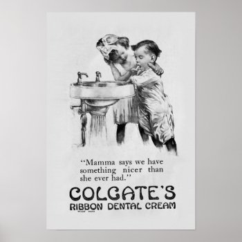 Vintage Toothpaste Poster by Vintage_Obsession at Zazzle