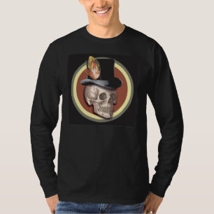 Vintage Top Hat Dark Skull T-shirt