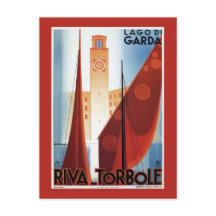Vintage Torbole Riva Lake Garda Italian travel