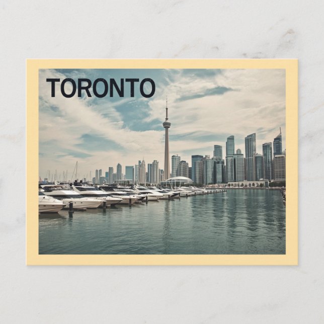 Vintage Toronto Travel Postcard (Front)