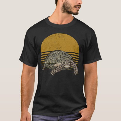 Vintage Tortoise Lover Retro Turtle T_Shirt