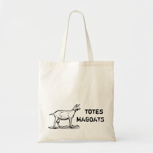Vintage Totes Magoats Larger Text Goat Reusable
