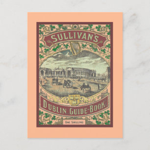 Vintage Tourist Guide to Dublin Ireland Travel Postcard