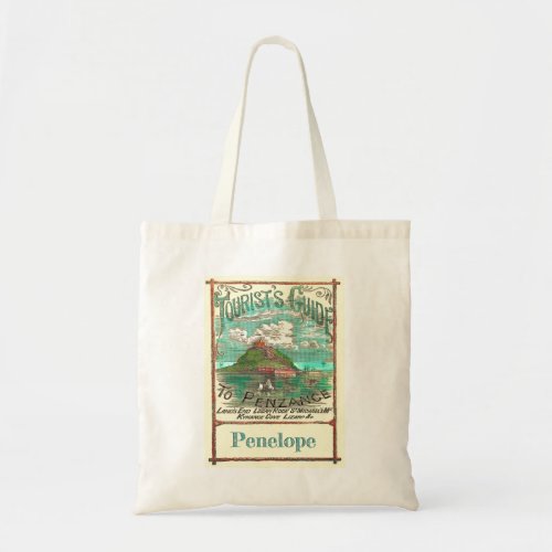 Vintage Tourist Guide to Penzance Travel  Tote Bag