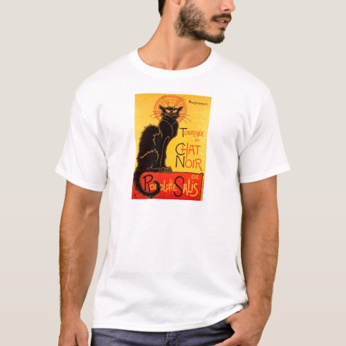 Vintage Tournee de Chat Noir Black Cat T_Shirt