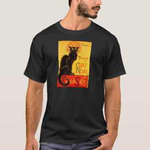 Vintage Tournee de Chat Noir Black Cat T-Shirt