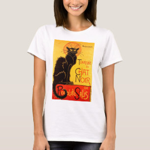 Vintage Tournee de Chat Noir Black Cat T-Shirt